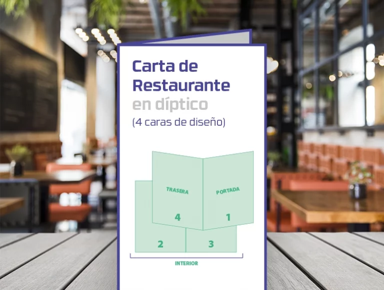 CARTAS RESTAURANTE DÍPTICO